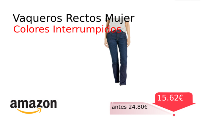Vaqueros Rectos Mujer