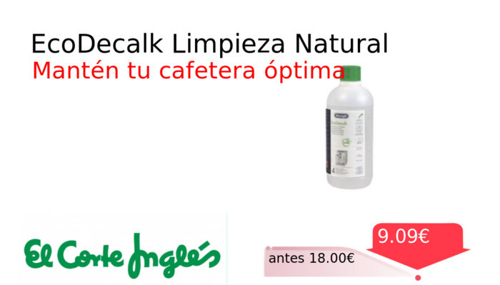 EcoDecalk Limpieza Natural