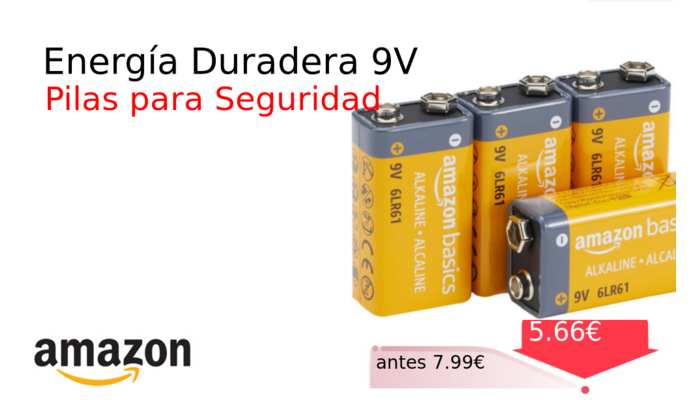Energía Duradera 9V