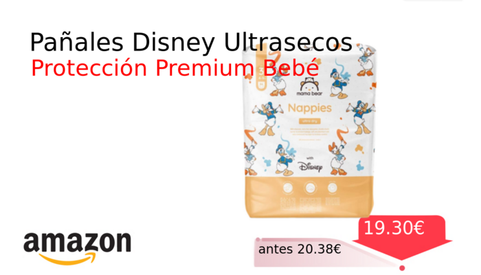 Pañales Disney Ultrasecos