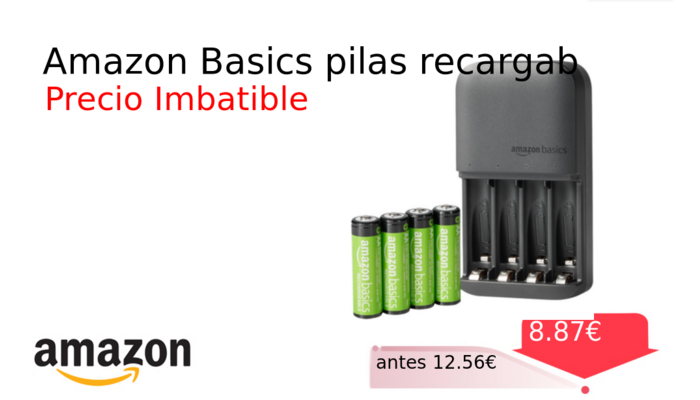 Amazon Basics pilas recargab