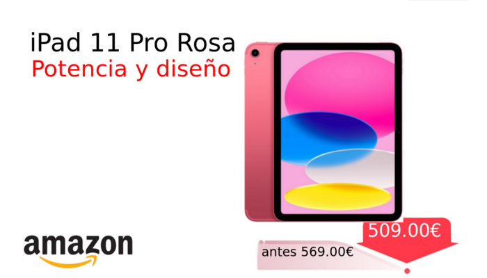 iPad 11 Pro Rosa