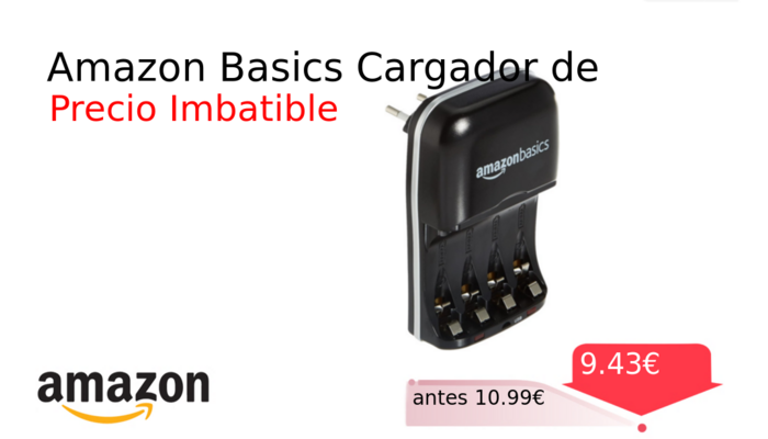 Amazon Basics Cargador de