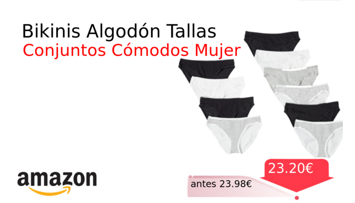 Bikinis Algodón Tallas