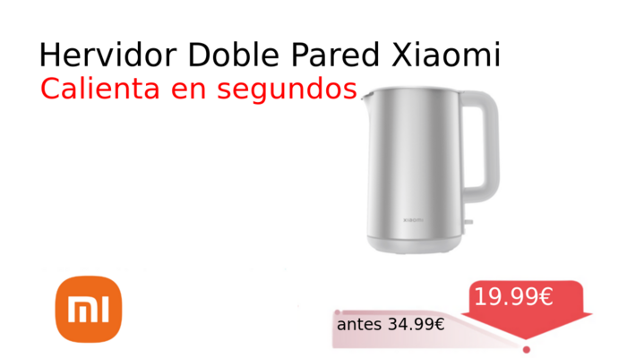Hervidor Doble Pared Xiaomi