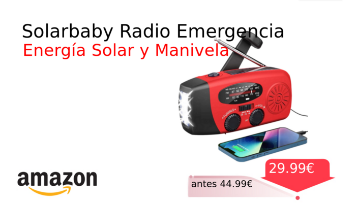 Solarbaby Radio Emergencia