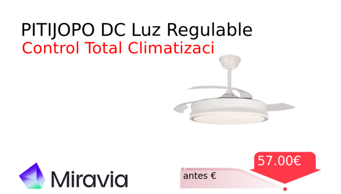 PITIJOPO DC Luz Regulable