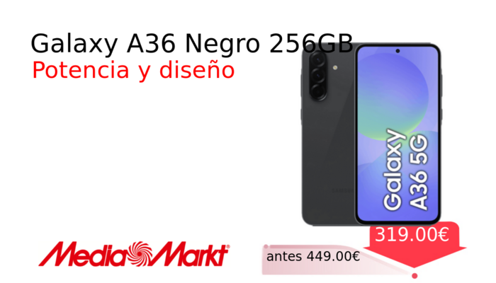 Galaxy A36 Negro 256GB
