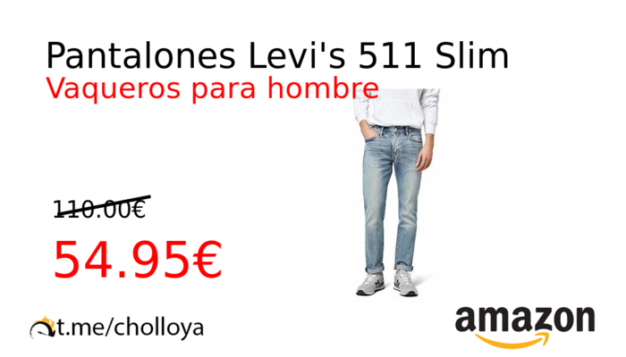 Pantalones Levi's 511 Slim