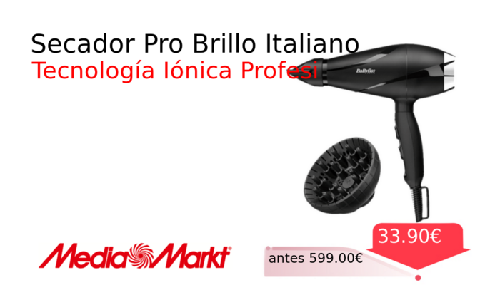 Secador Pro Brillo Italiano
