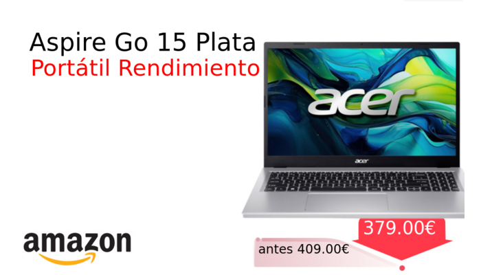 Aspire Go 15 Plata