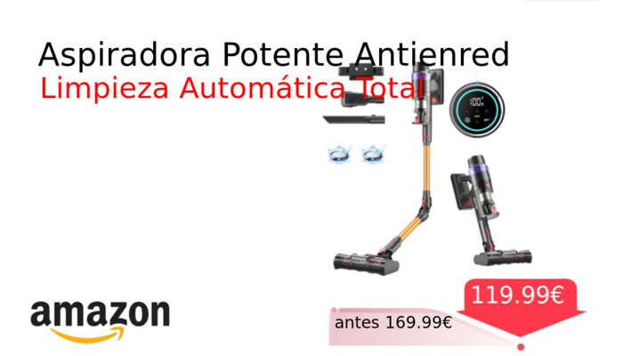 Aspiradora Potente Antienred