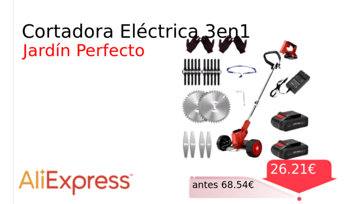 Cortadora Eléctrica 3en1