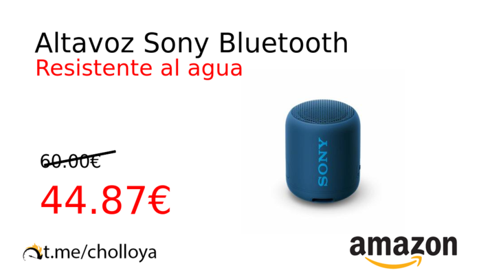 Altavoz Sony Bluetooth