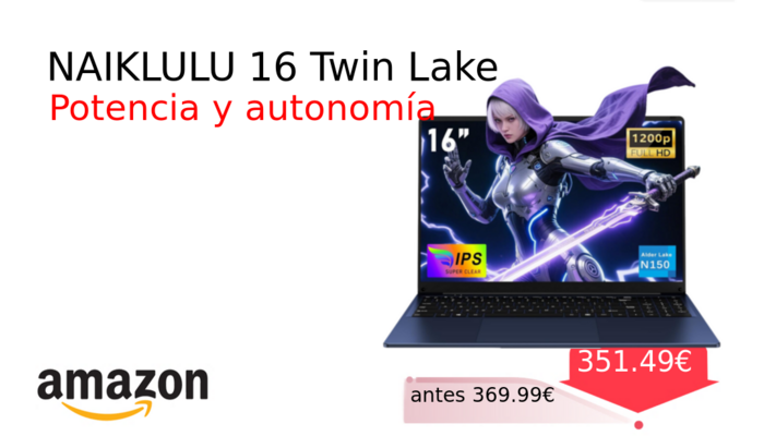 NAIKLULU 16 Twin Lake