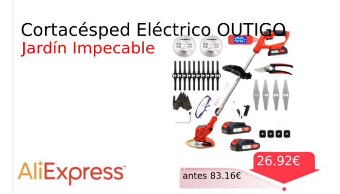 Cortacésped Eléctrico OUTIGO