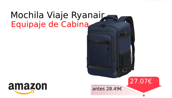 Mochila Viaje Ryanair