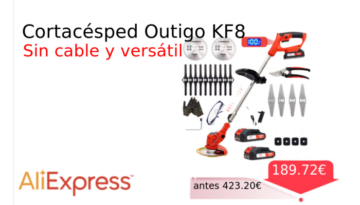 Cortacésped Outigo KF8