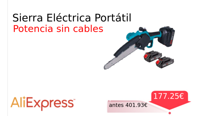 Sierra Eléctrica Portátil