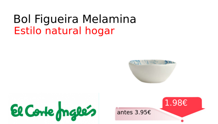 Bol Figueira Melamina