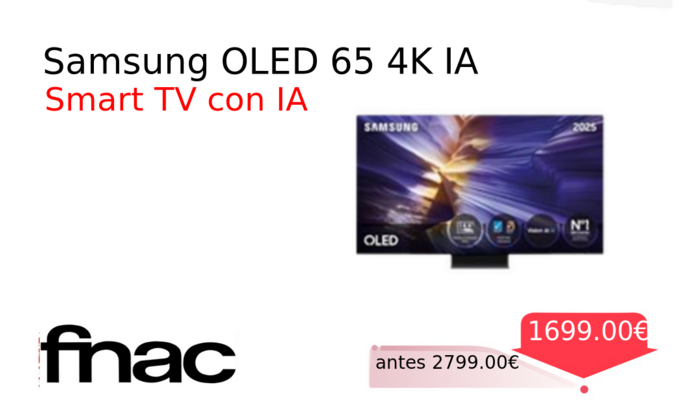 Samsung OLED 65 4K IA