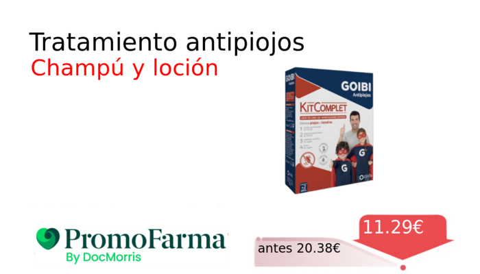 Tratamiento antipiojos