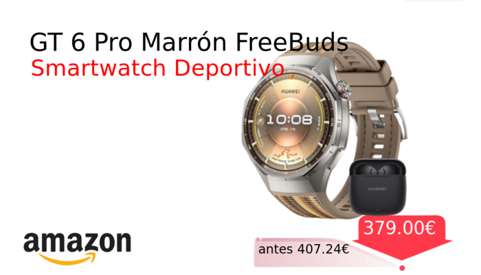 GT 6 Pro Marrón FreeBuds