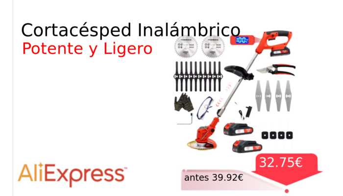Cortacésped Inalámbrico