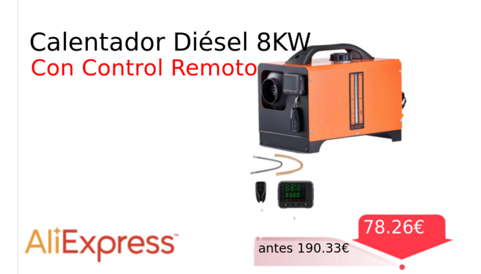 Calentador Diésel 8KW