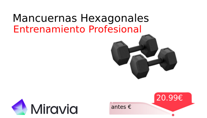 Mancuernas Hexagonales