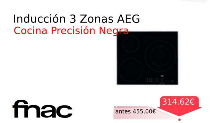 Inducción 3 Zonas AEG