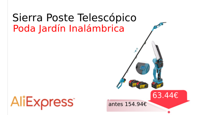Sierra Poste Telescópico
