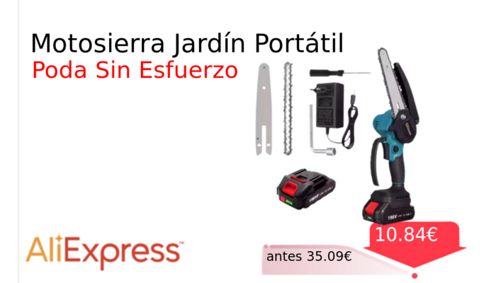 Motosierra Jardín Portátil