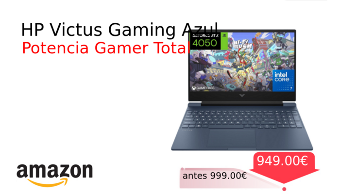 HP Victus Gaming Azul