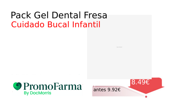 Pack Gel Dental Fresa