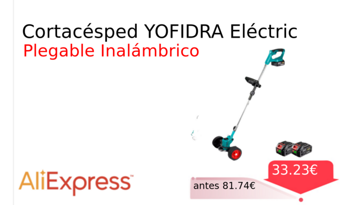 Cortacésped YOFIDRA Eléctric