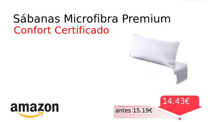 Sábanas Microfibra Premium