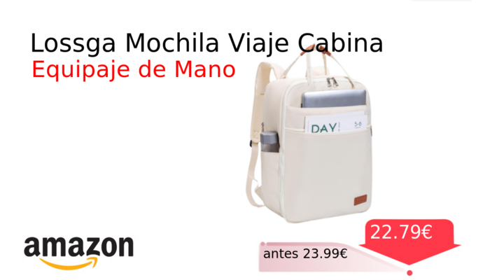 Lossga Mochila Viaje Cabina
