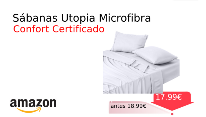 Sábanas Utopia Microfibra