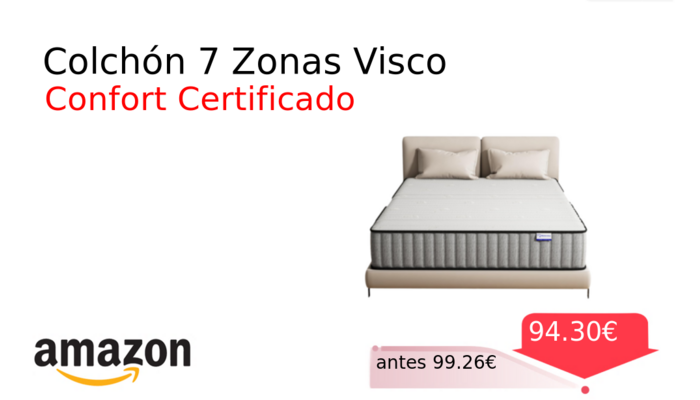 Colchón 7 Zonas Visco