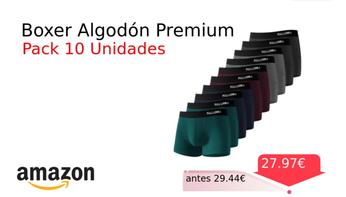 Boxer Algodón Premium