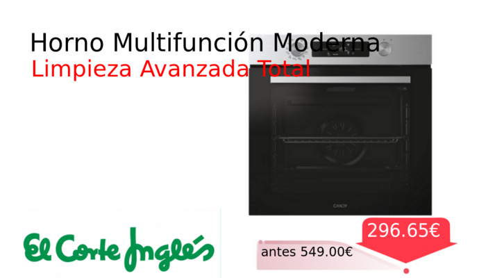Horno Multifunción Moderna