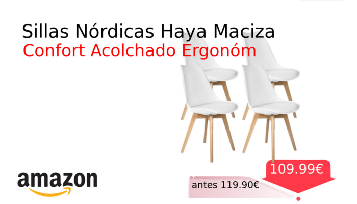 Sillas Nórdicas Haya Maciza