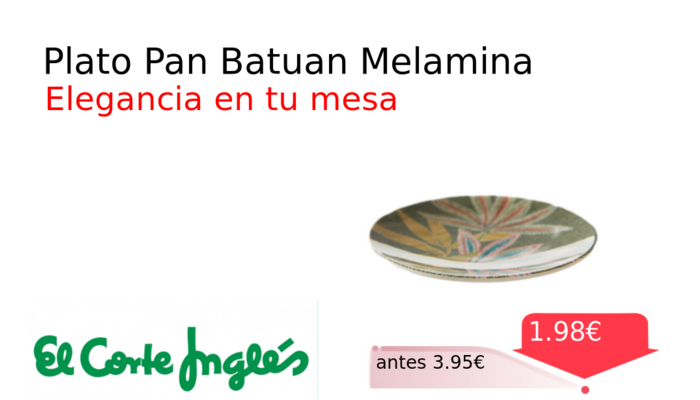 Plato Pan Batuan Melamina