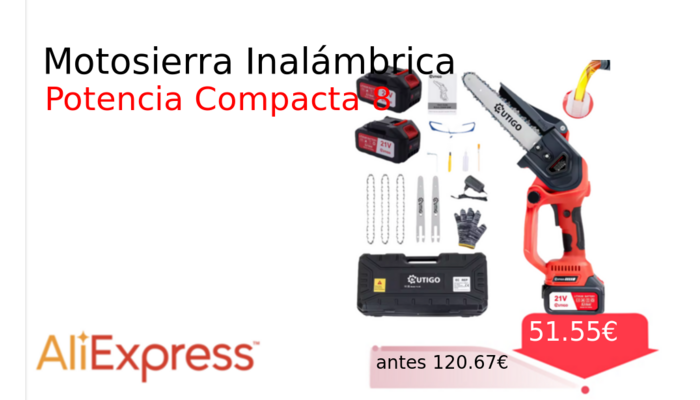 Motosierra Inalámbrica