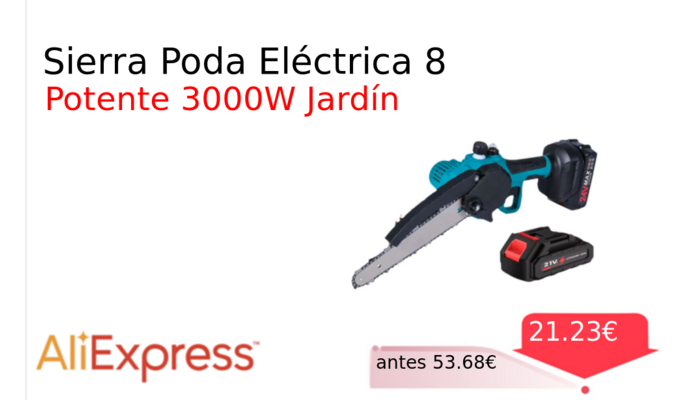 Sierra Poda Eléctrica 8
