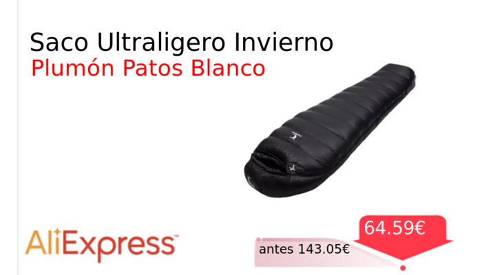 Saco Ultraligero Invierno