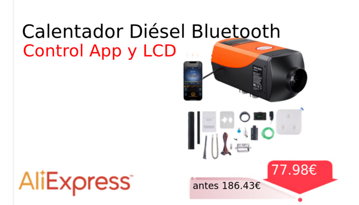 Calentador Diésel Bluetooth