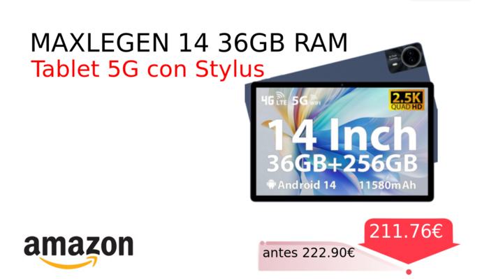 MAXLEGEN 14 36GB RAM