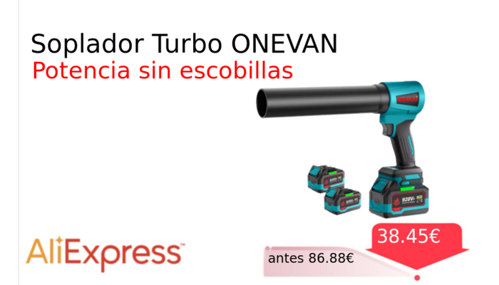 Soplador Turbo ONEVAN